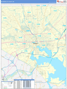 Baltimore City County, MD Digital Map Basic Style